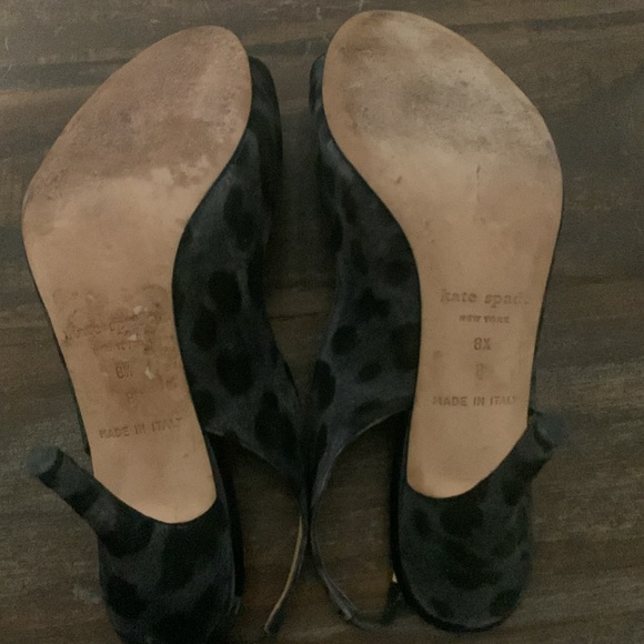 Kate Spade animal print sling back heals. - Picture 4 of 6